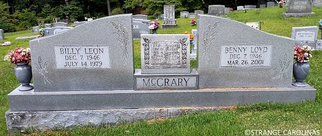 Grave of the Famous McCrary Twins NC
