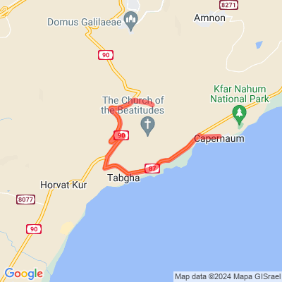Capernaum to Mount of Beatitudes