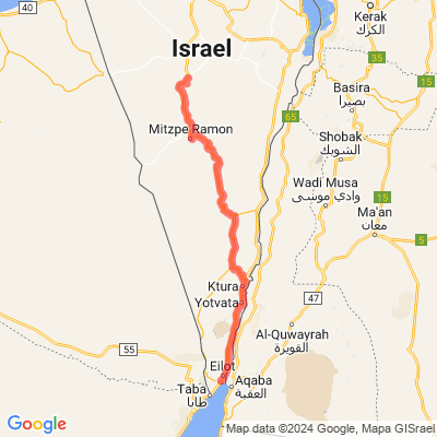 Eilat to צריף בן-גוריון