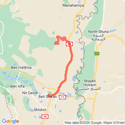 Jordan Star National Park to Beit She'an National Park
