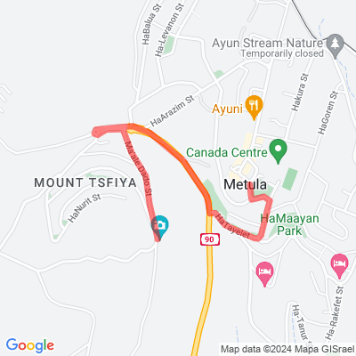 Metula to מצפה דדו