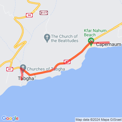 Tabgha to Capernaum