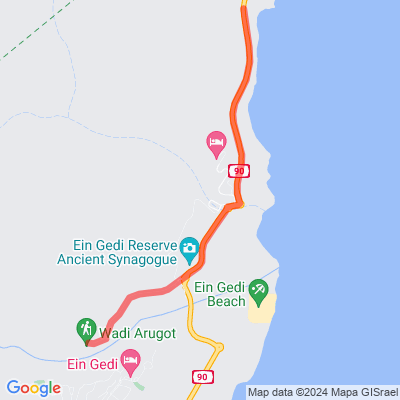 נחל דוד‭ to Wadi Arugot