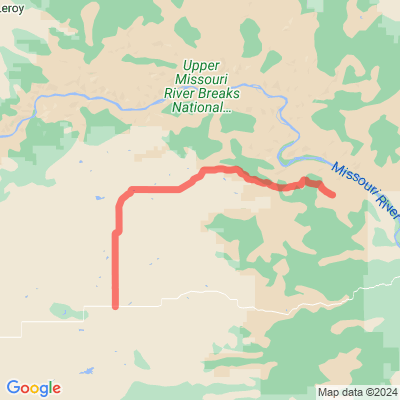 MT Missouri Breaks Back Country Byway B