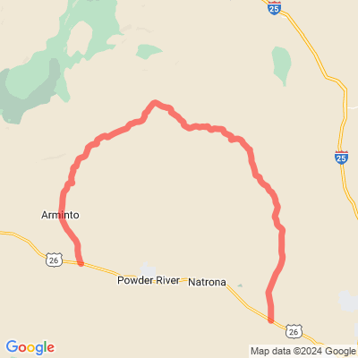 WY South Big Horn Red Wall Scenic Backway