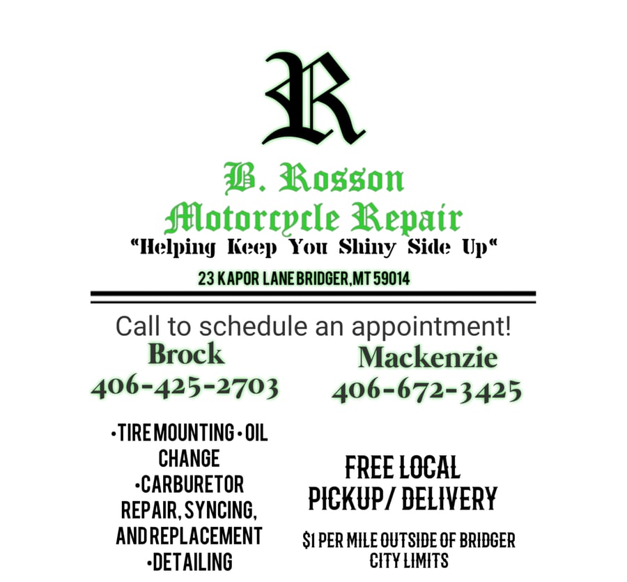 B. Rosson Motorcycle Repair MT
