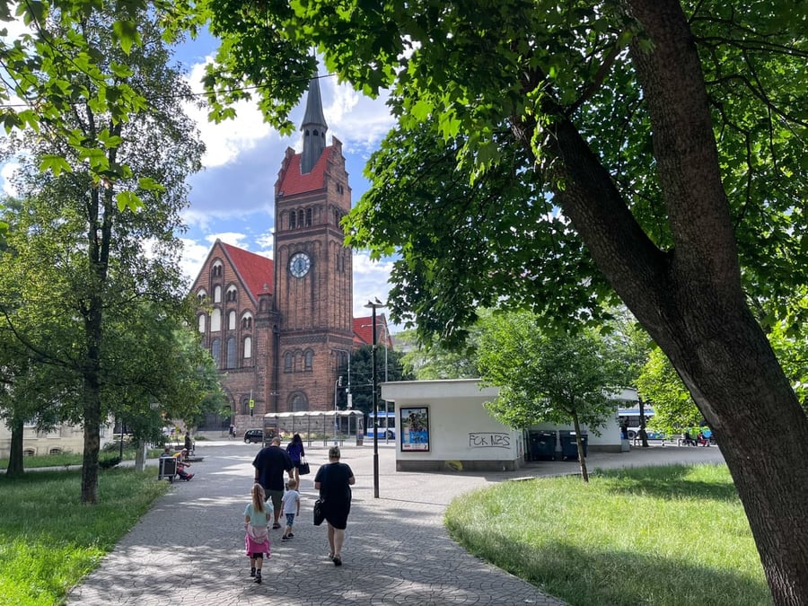Husův sad Ostrava