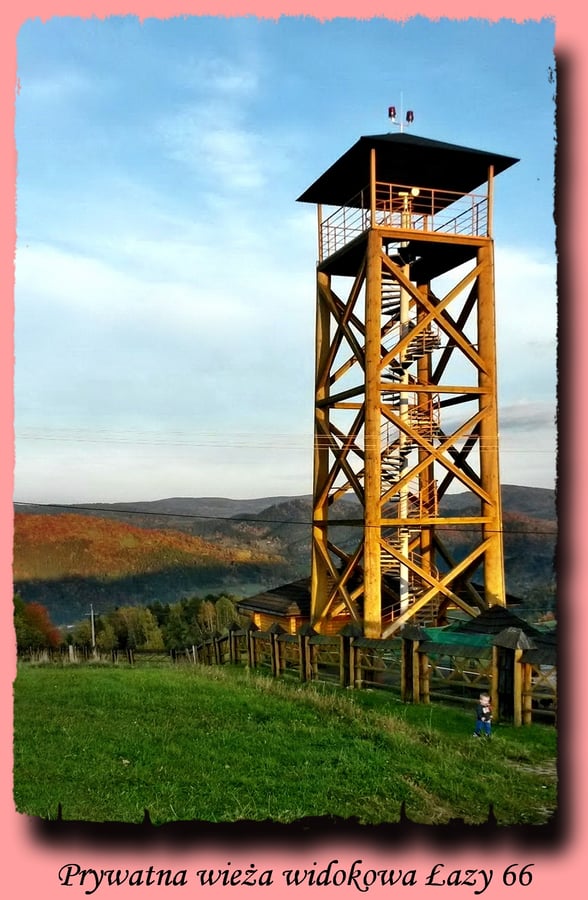 Piwniczna-Zdrój - prywatna wieża widokowa Łazy 66