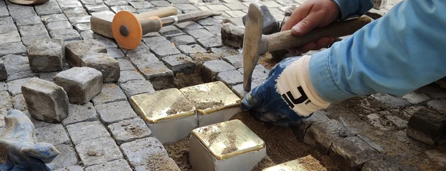Map of Prague's Stolpersteine / kamenů zmizelých Praha