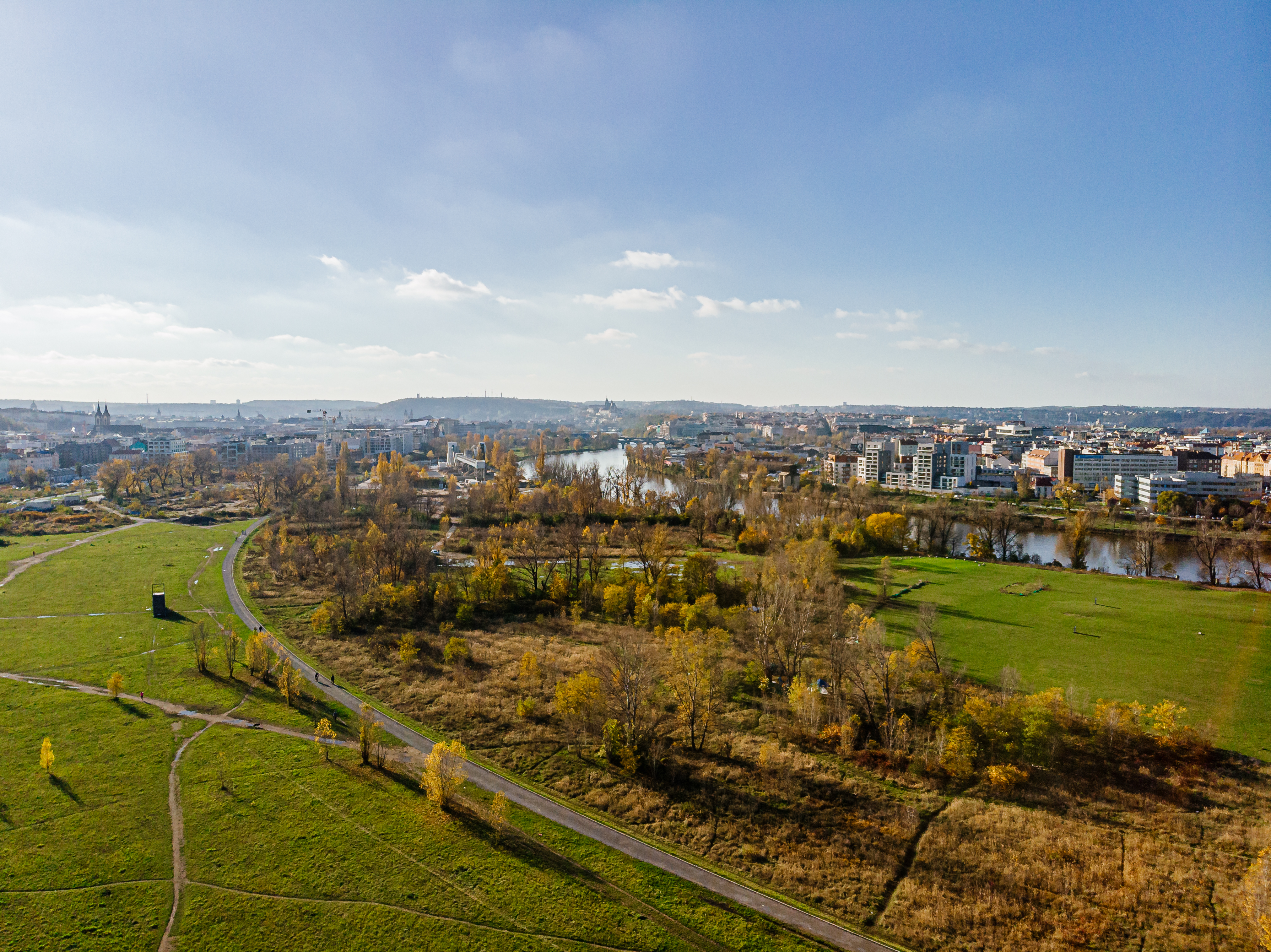 Rohanský a Libeňský ostrov - mapa aktérů