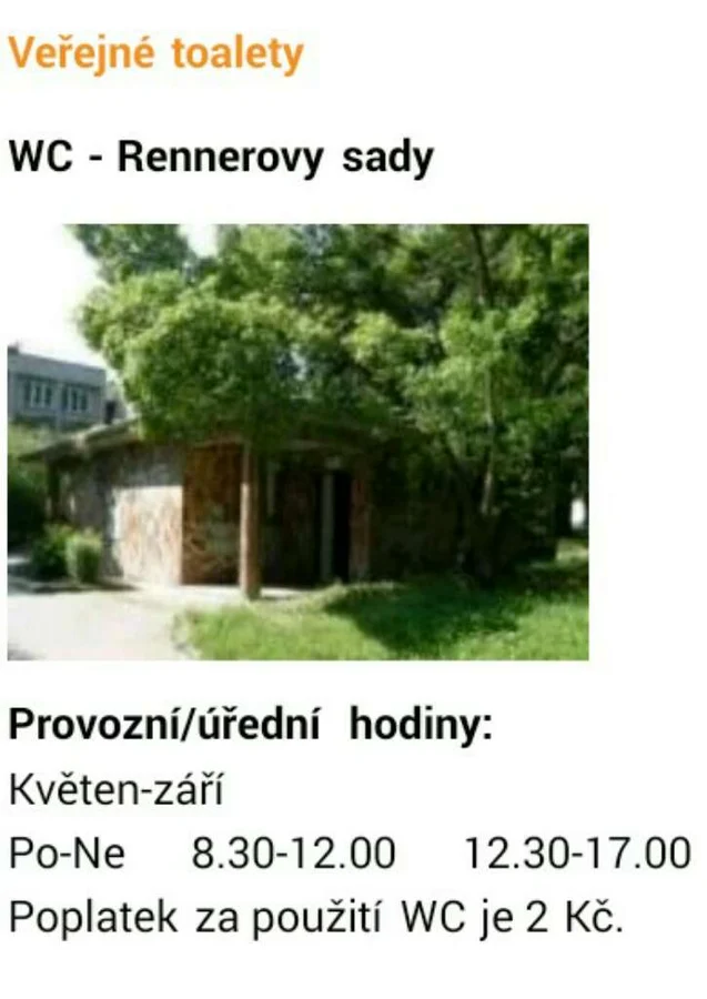 Veřejné WC