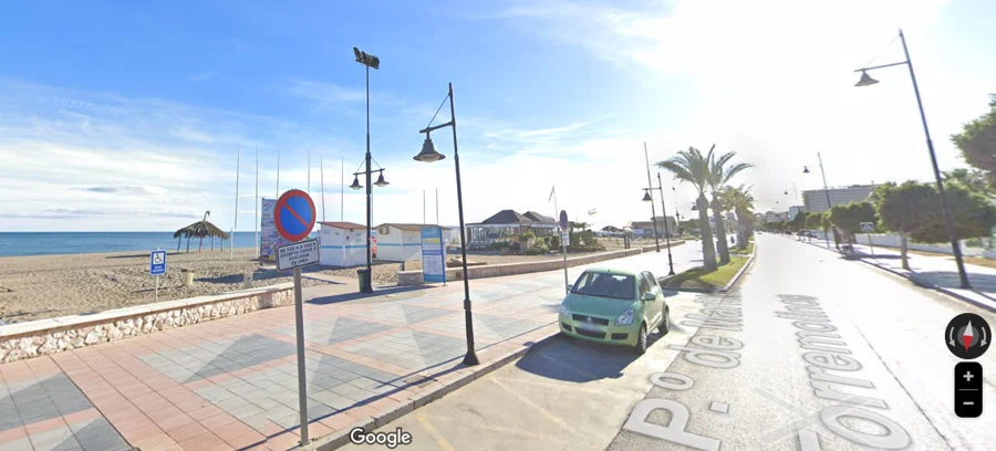 Bezbariérová pláž Torremolinos Španělsko