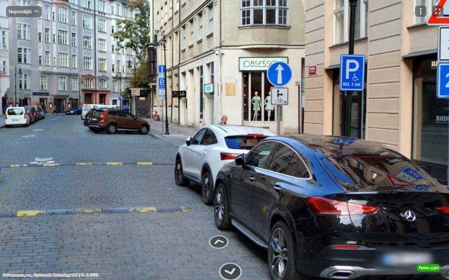 Parkoviště Široká ul., Praha 1
