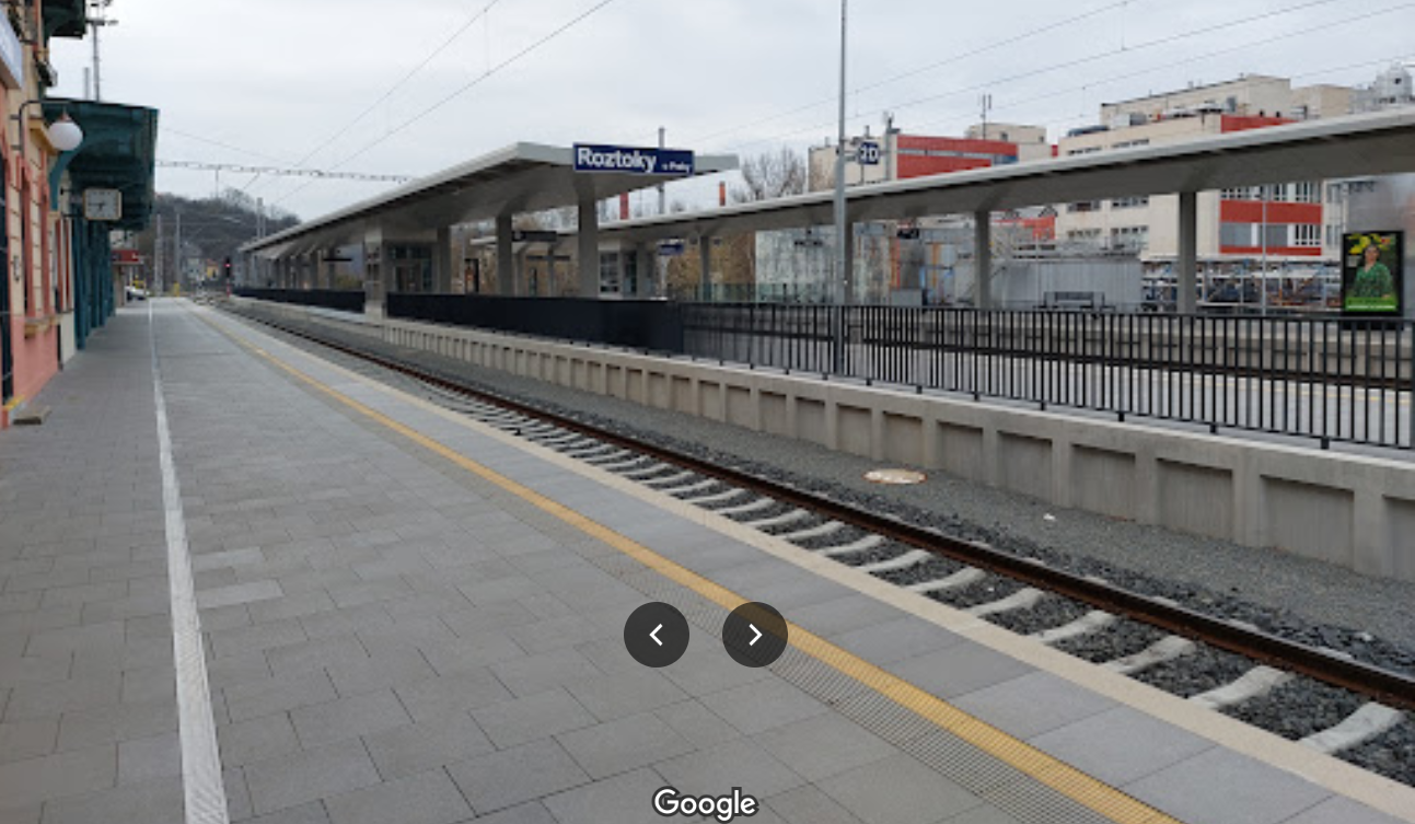 Vlakové nádraží, Roztoky u Prahy