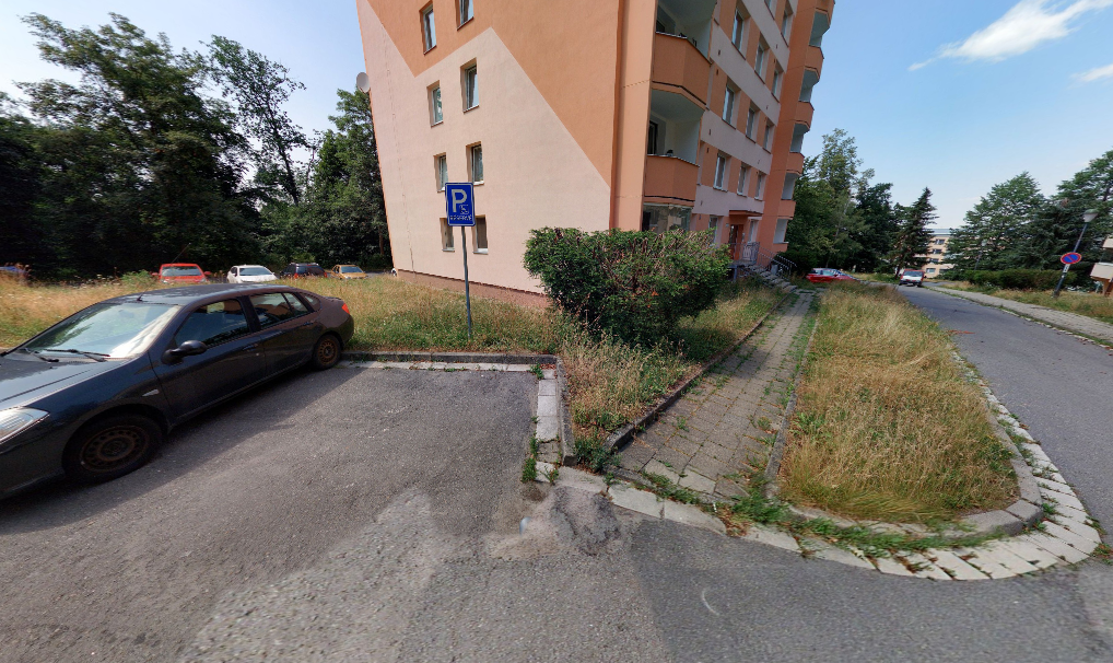 Parkoviště ul. Na Kopci, Jihlava 