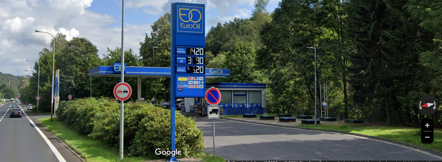 Čerpací stanice EuroOil Teplická ul., Děčín
