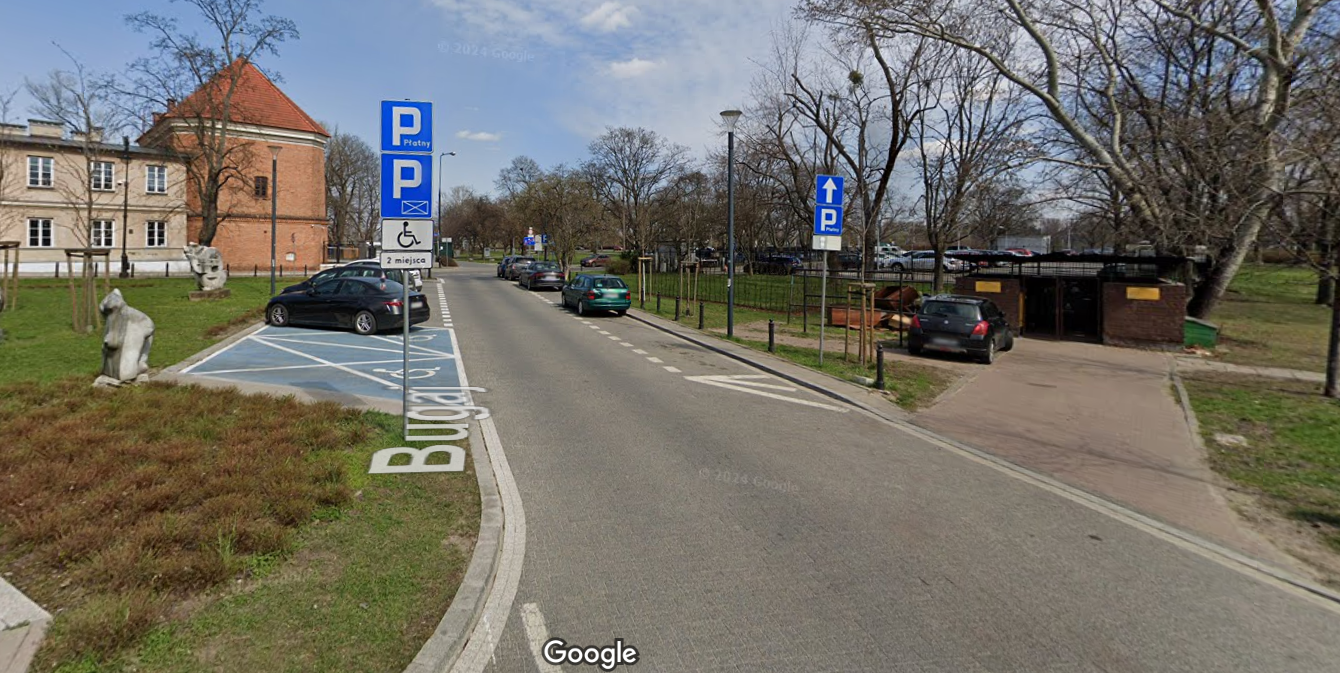 Parkoviště Paid, Bugaj Varšava, Polsko