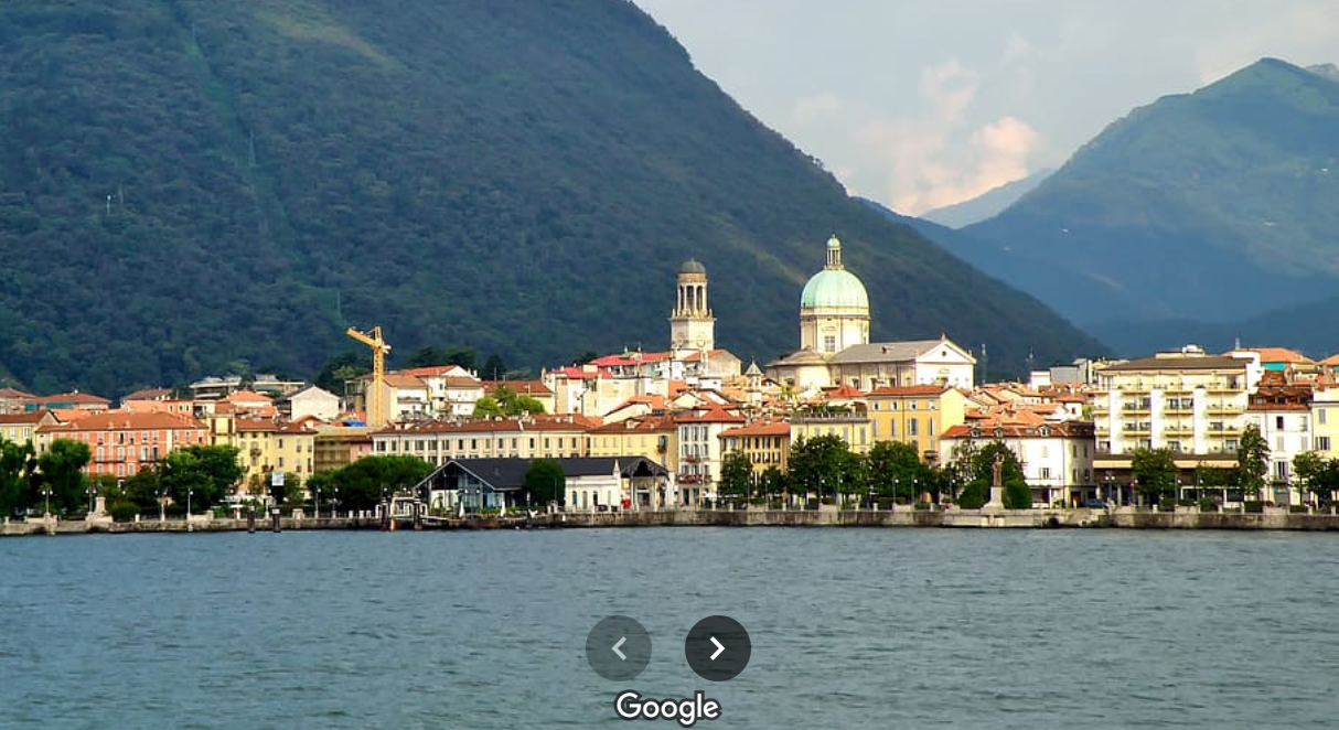 Přístup do jezera - Verbania, Itálie