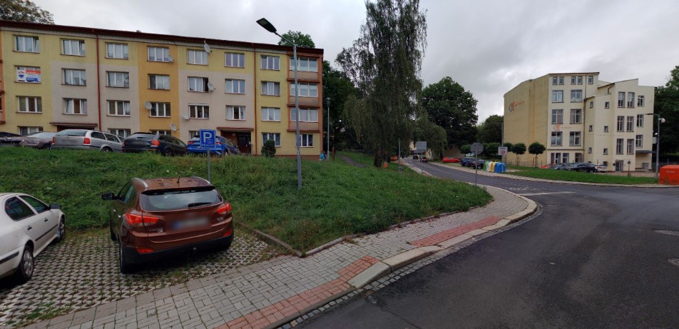 Parkoviště Kamenná ul., Aš
