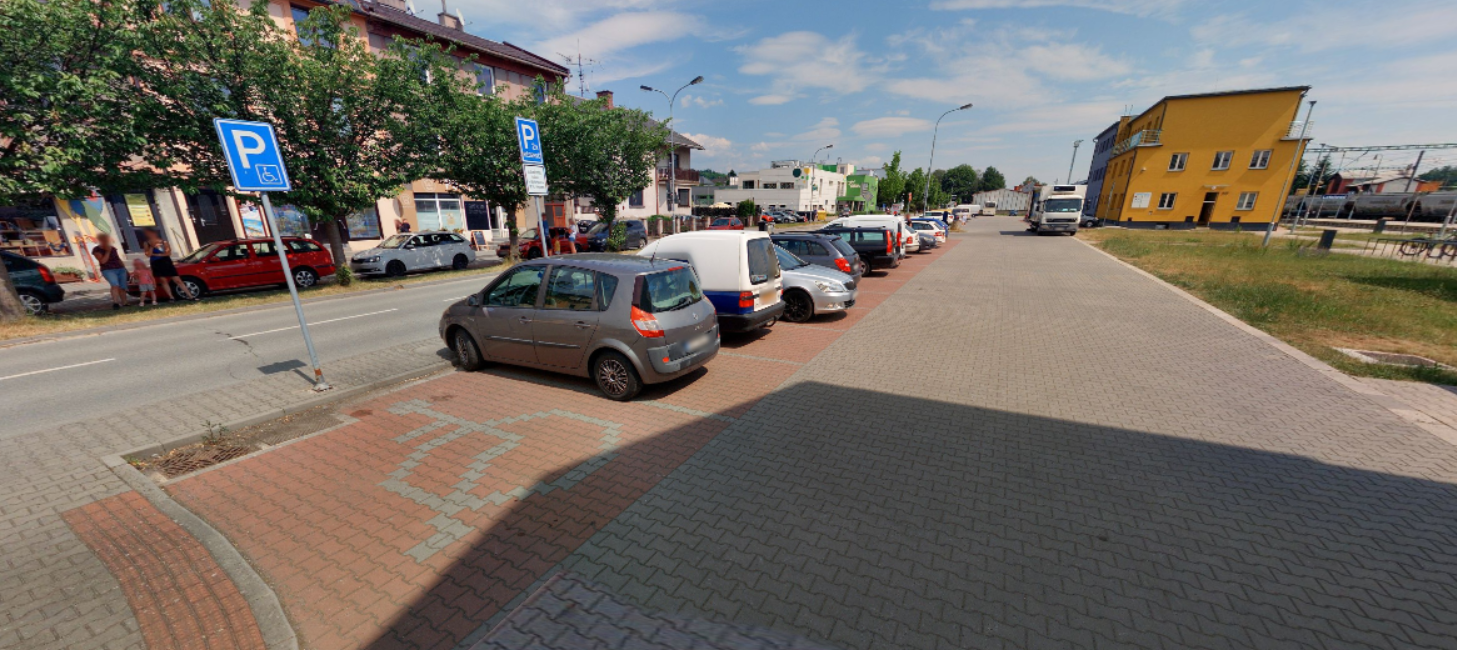 Parkoviště u nádraží, Tyršova ul., Letohrad
