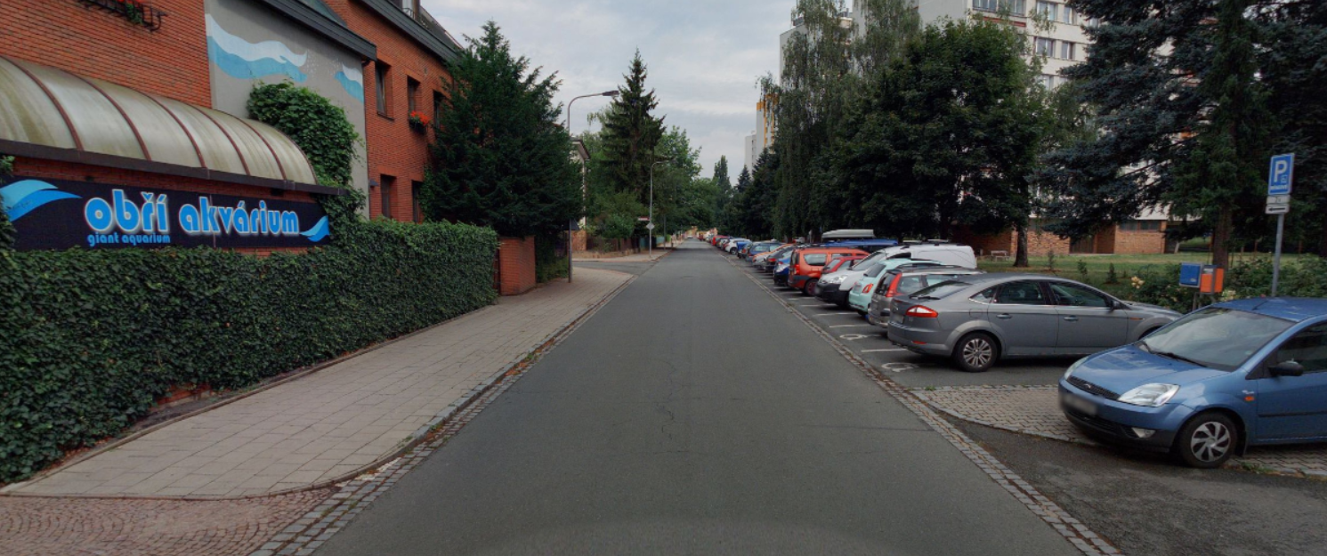Parkoviště Baarova ul., Hradec Králové