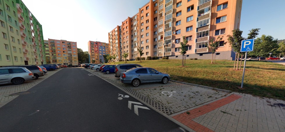 Parkoviště ul. Luční, Miřetice u Klášterce nad Ohří