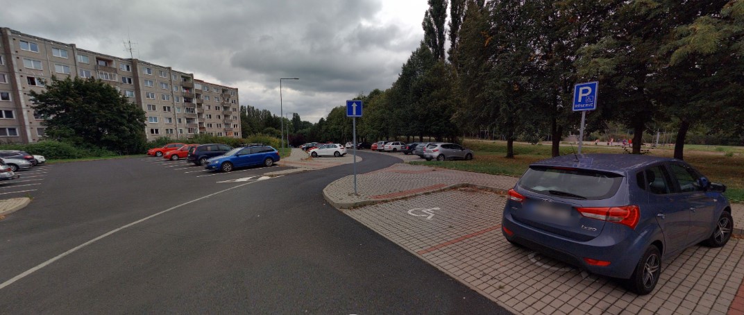 Parkoviště Topolová, ul. Topolová, Klášterec nad Ohří