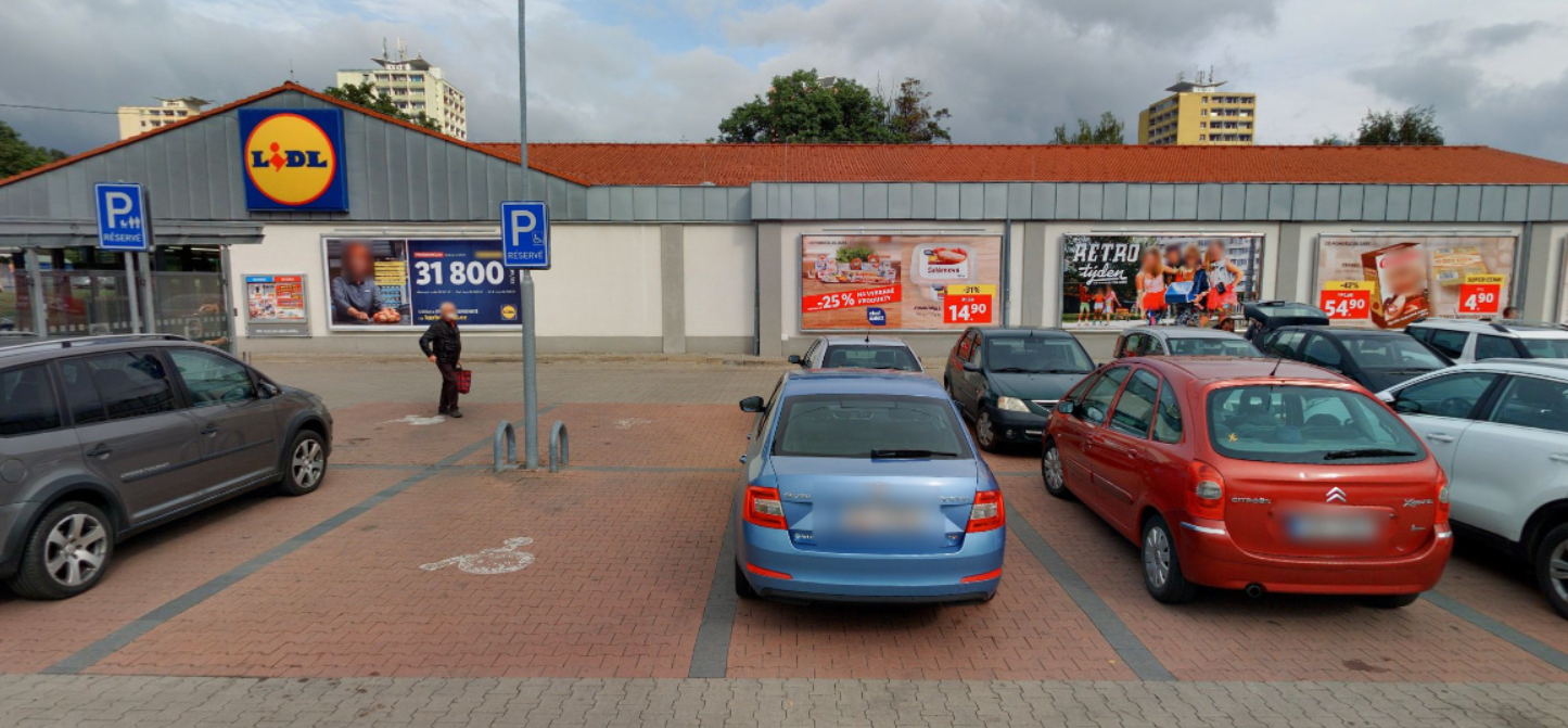 Parkoviště Lidl, Chomutovská ul., Klášterec nad Ohří