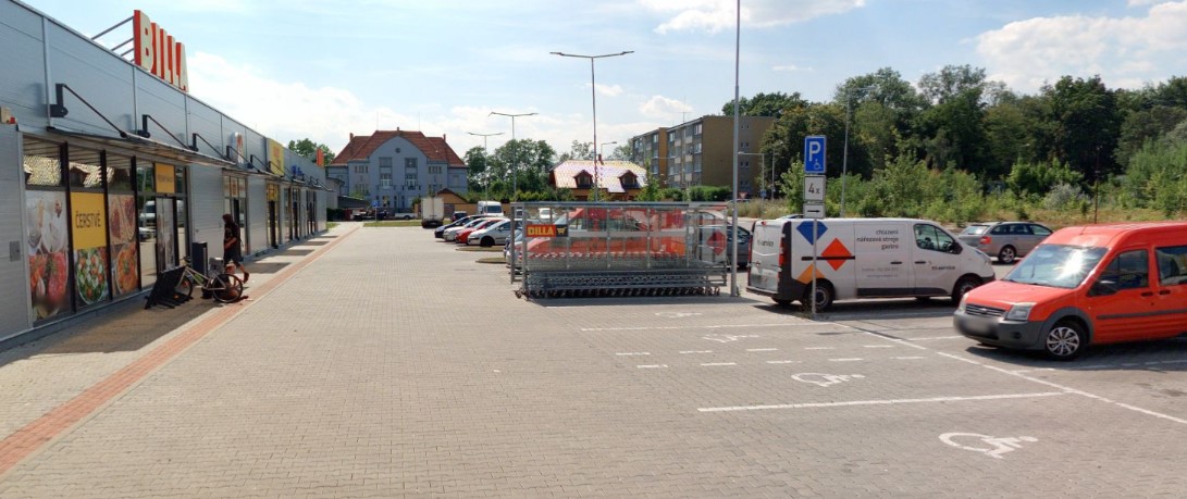 Parkoviště Pražská ul., Mělník