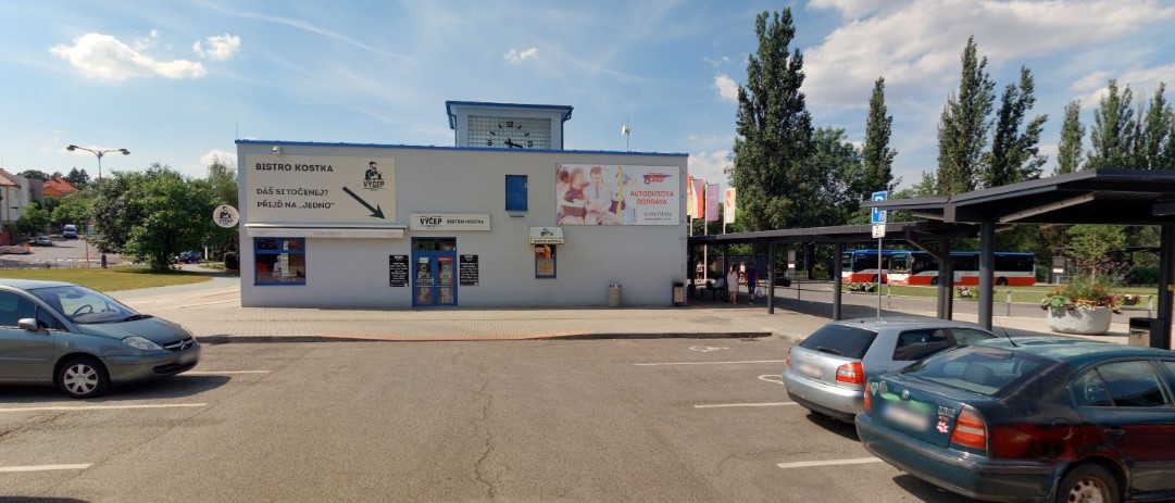 Parkoviště autobusové nádraží, Bezručova ul., Mělník