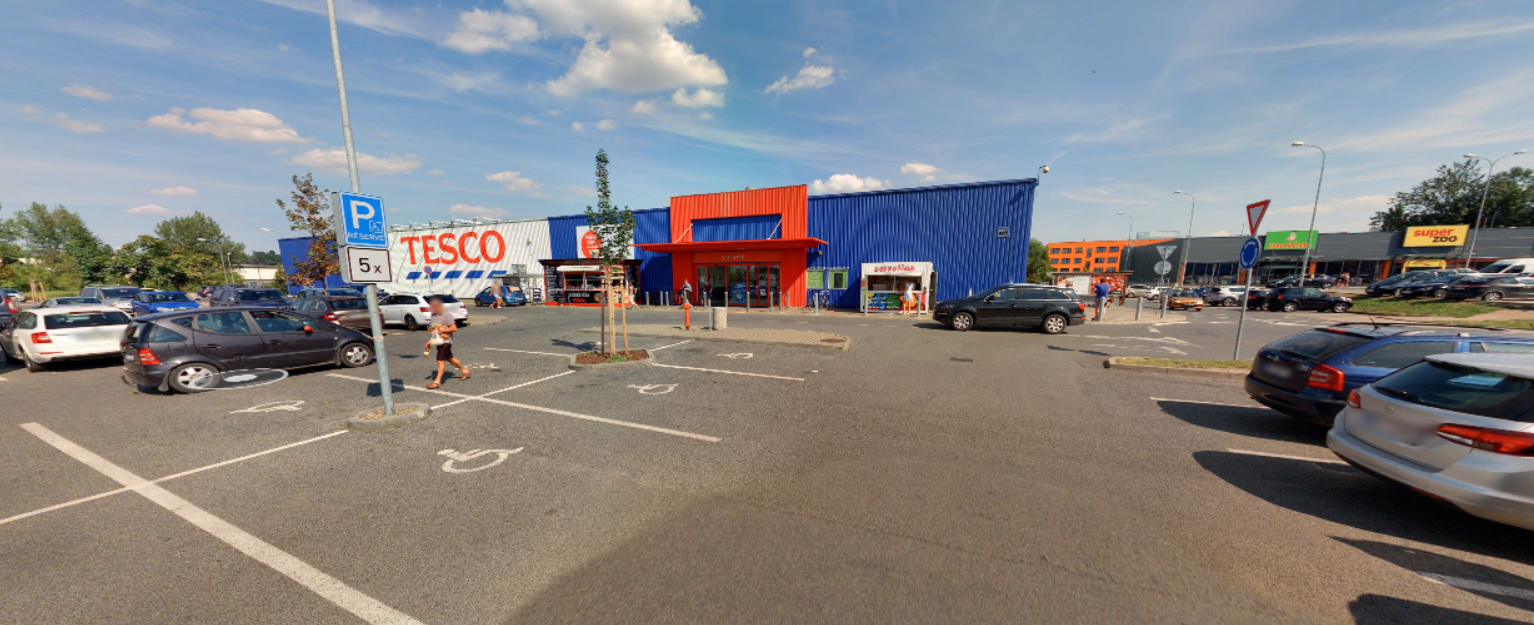 Parkoviště Tesco, Vodárenská ul., Mělník