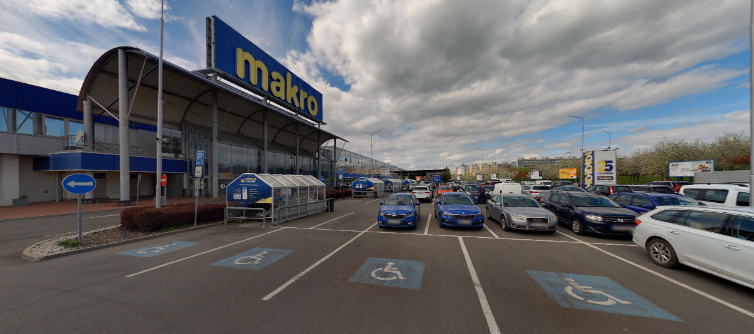 Parkoviště Makro, Jeremiášova ul., Praha - Stodůlky
