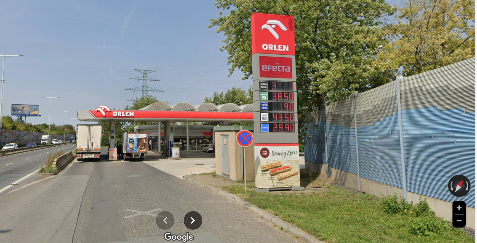 ORLEN Kbelská ul., Praha 9