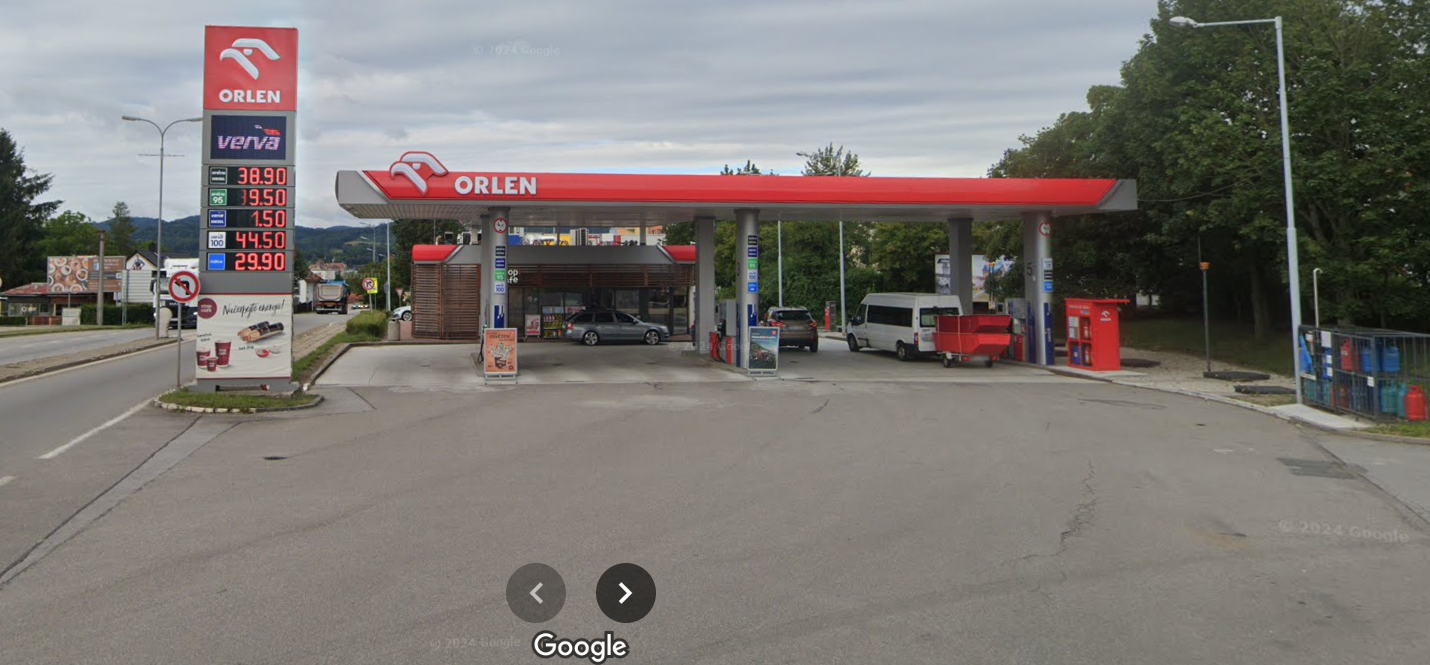 ORLEN Budějovická ul., Český Krumlov