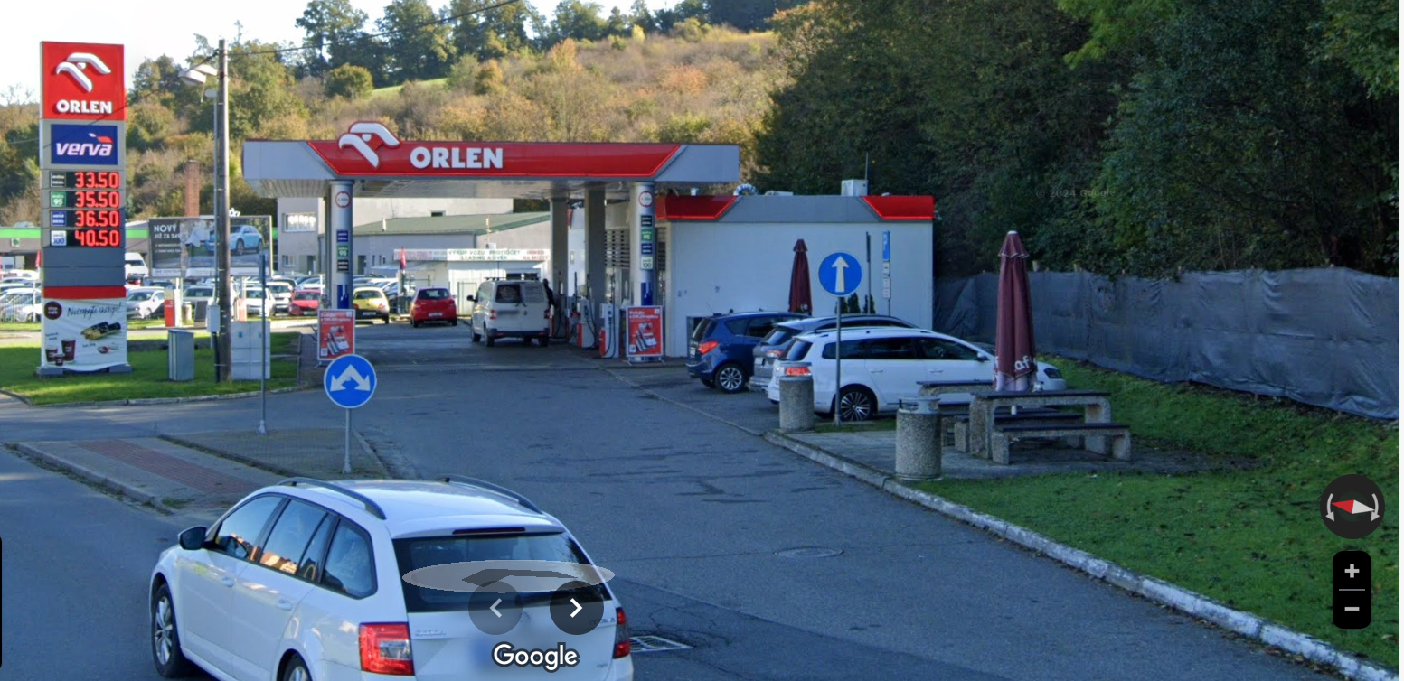 ORLEN Uherskobrodská ul., Luhačovice