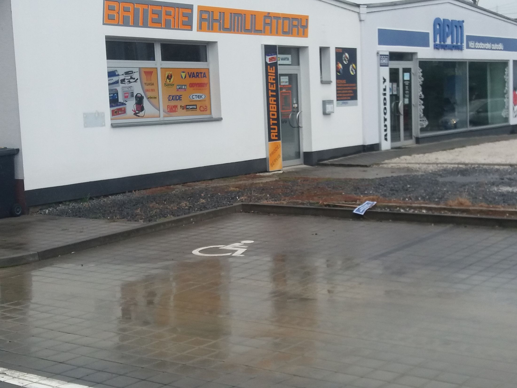 Parkoviště Přímá ul., Zlín – Prštné 