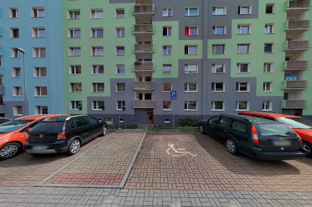 Parkoviště Dřevařská ul., Cheb 
