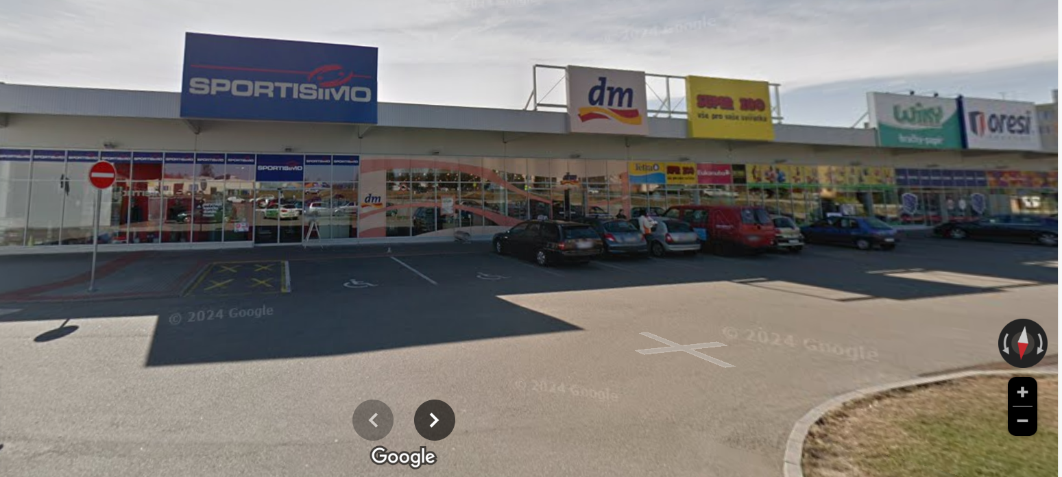Parkoviště Rezkova ul., Jindřichův Hradec 