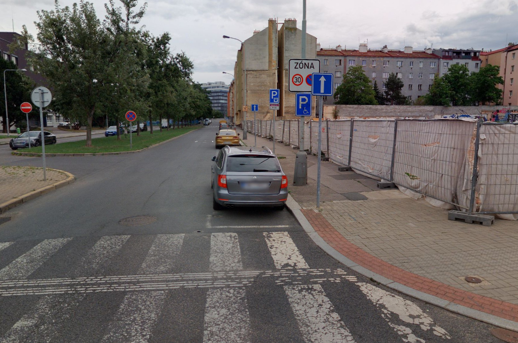 Parkoviště Sokolovská ul., Praha 9