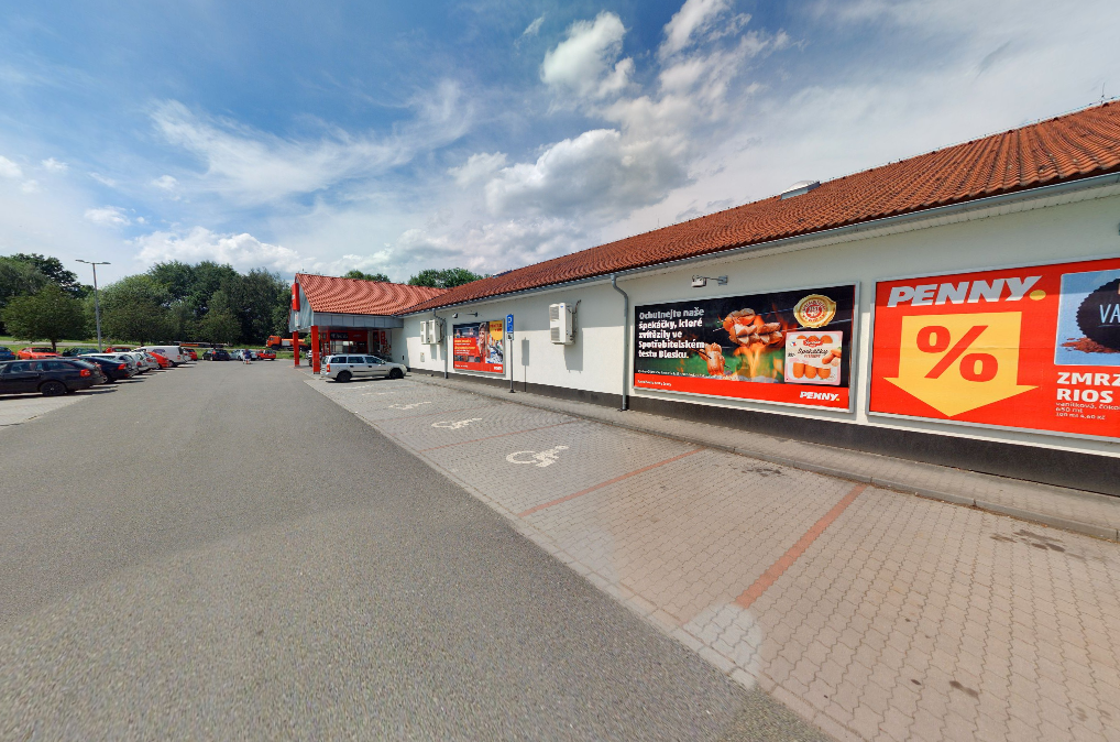 Parkoviště Penny Market Darovaná ul., Milevsko 