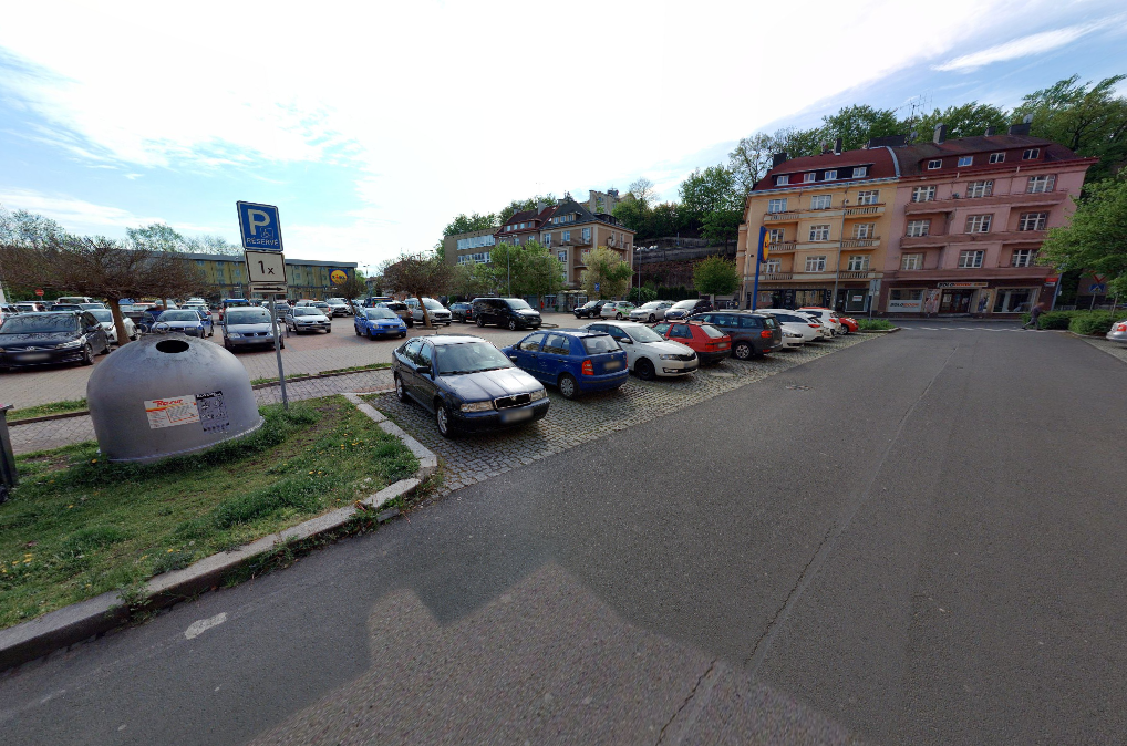 Parkoviště Jateční ul., Karlovy Vary 