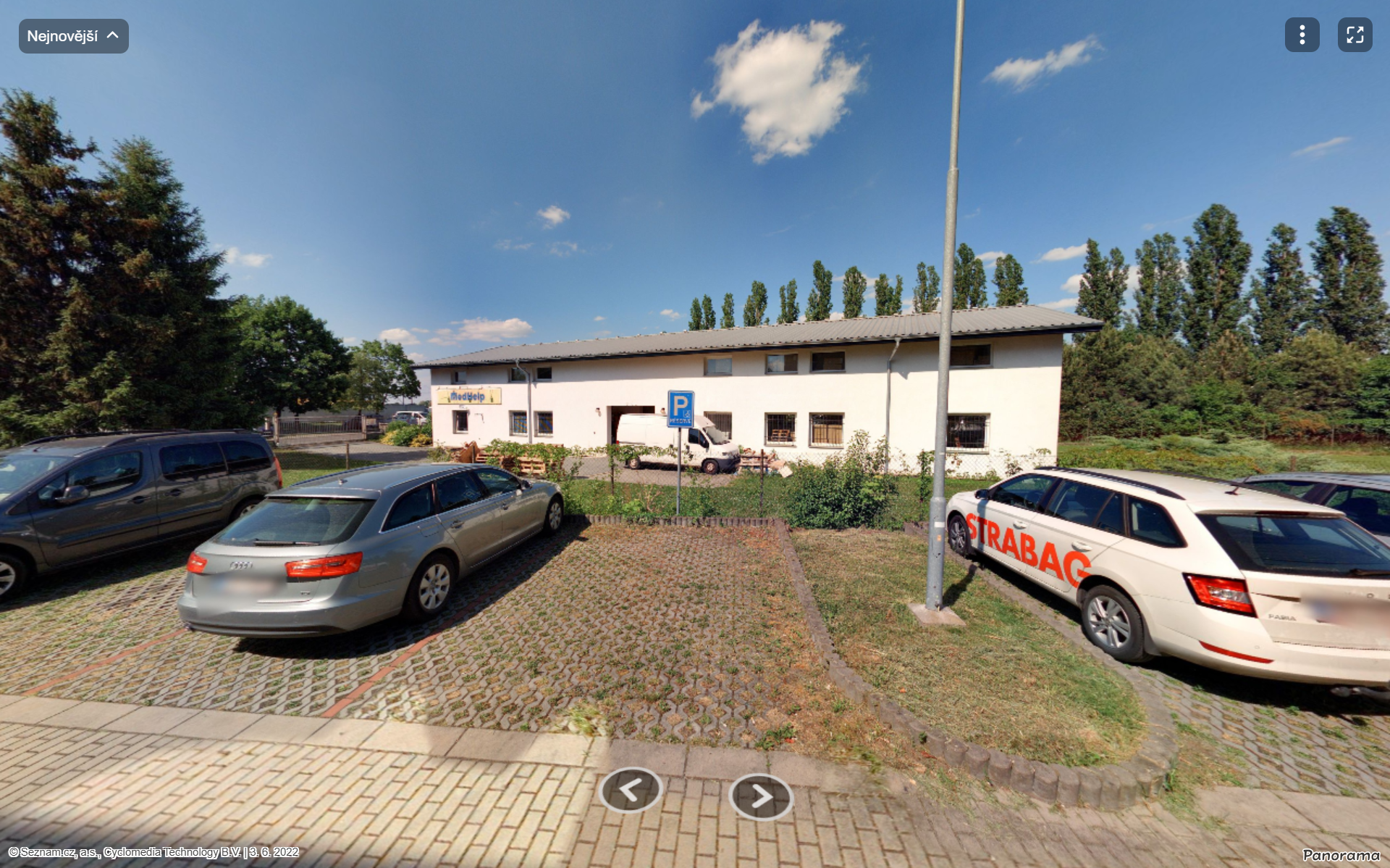Parkoviště Šantlova ul., Poděbrady 1 