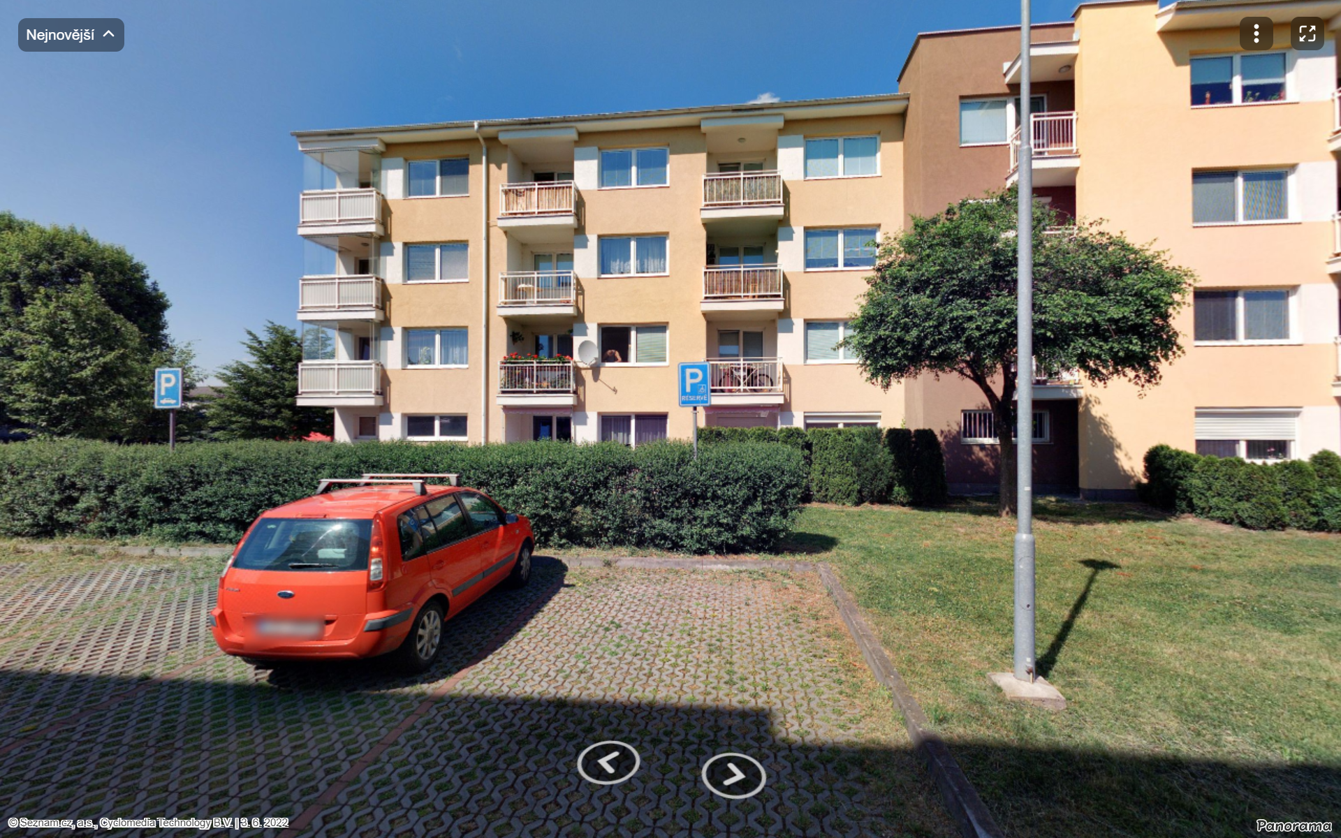 Parkoviště Šantlova ul., Poděbrady 1 