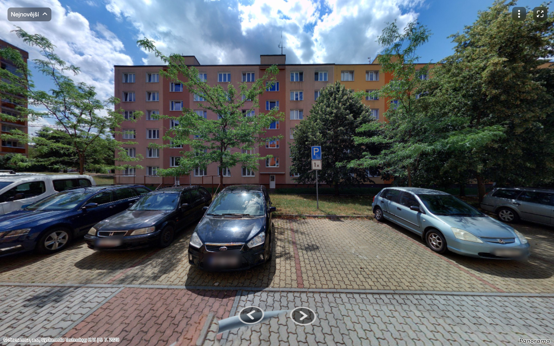 Parkoviště ul. U Borského parku, Plzeň 