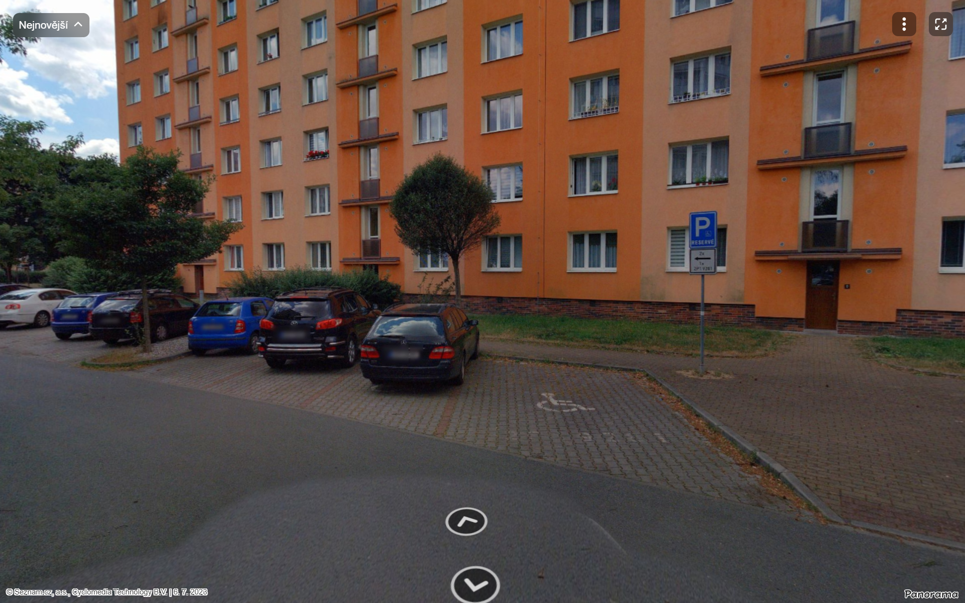 Parkoviště Dvořákova ul., Plzeň 