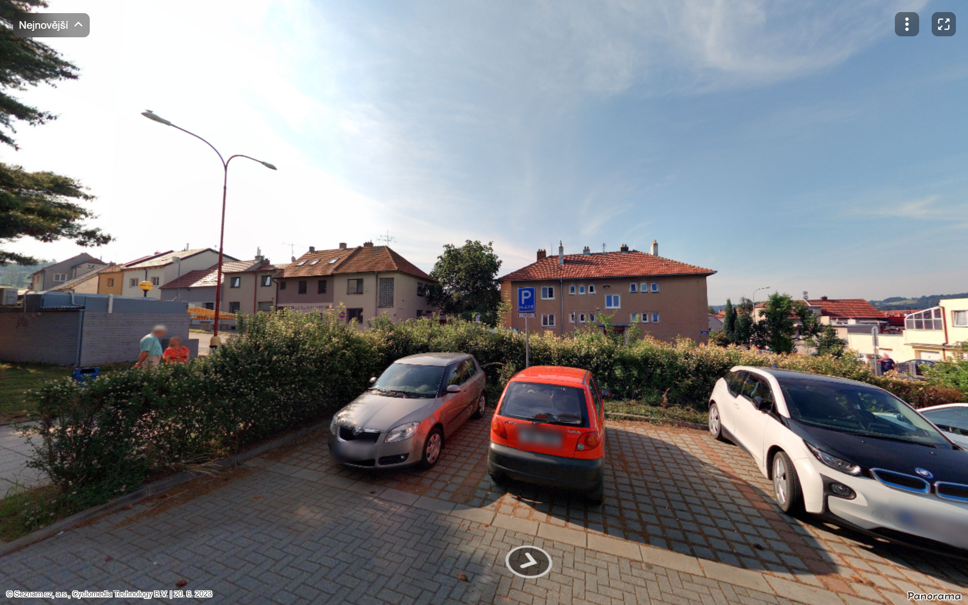 Parkoviště Sadová ul., Blansko 