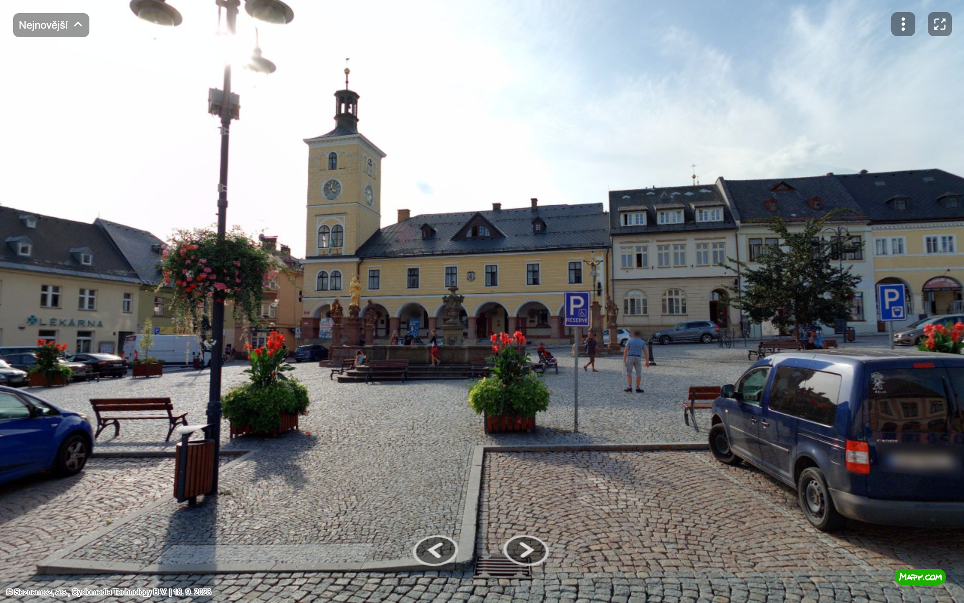 Parkoviště Masarykovo nám., Jilemnice