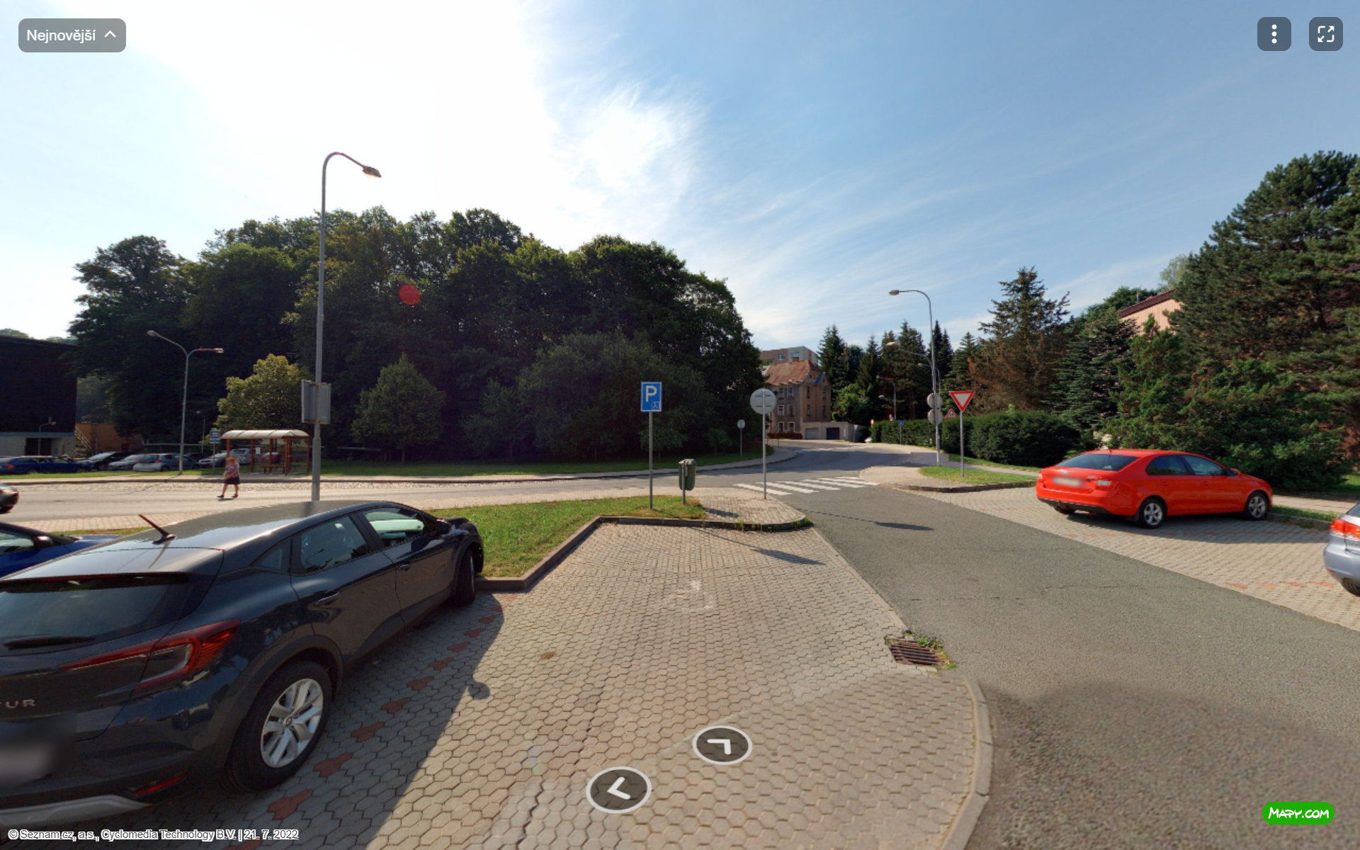Parkoviště ul. Na Lukách, Trutnov