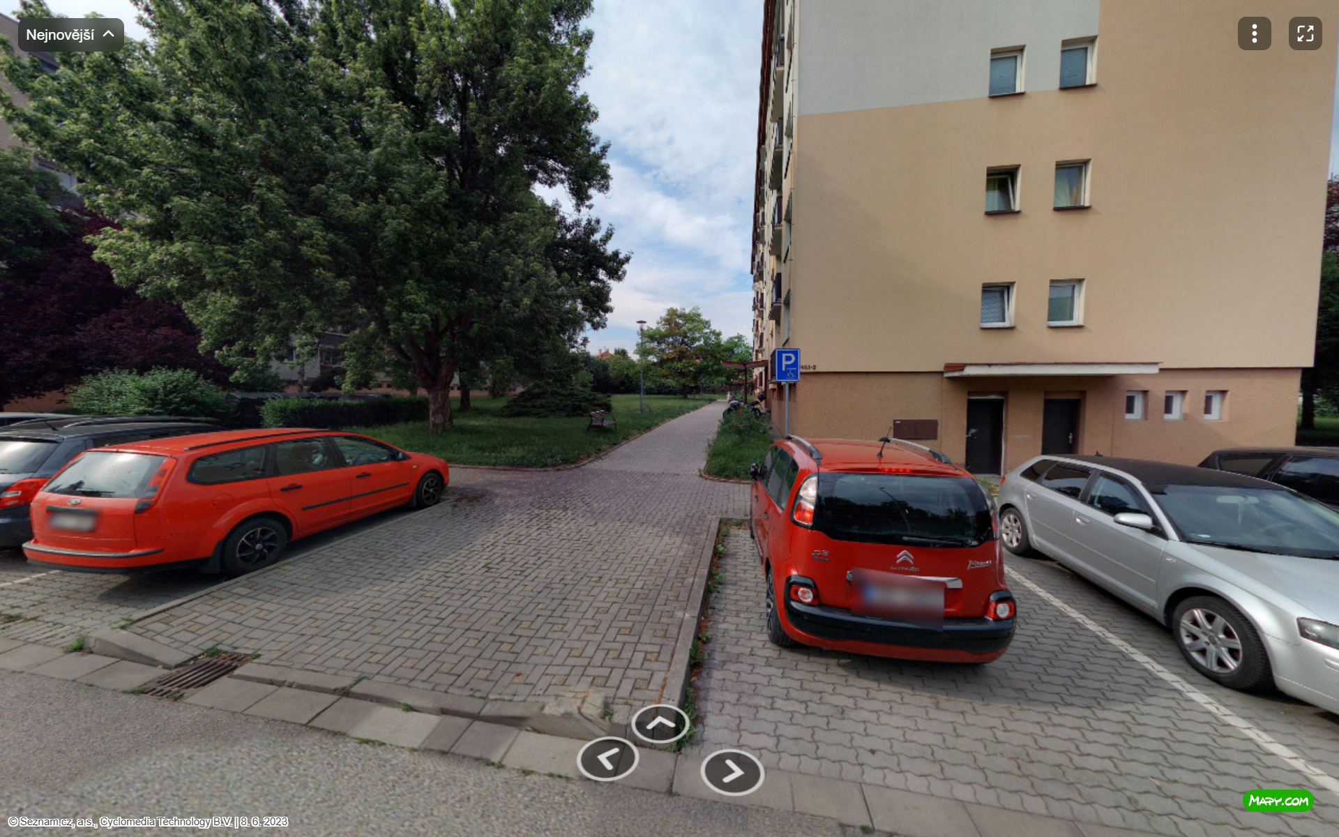 Parkoviště Rumunská ul., Čelákovice