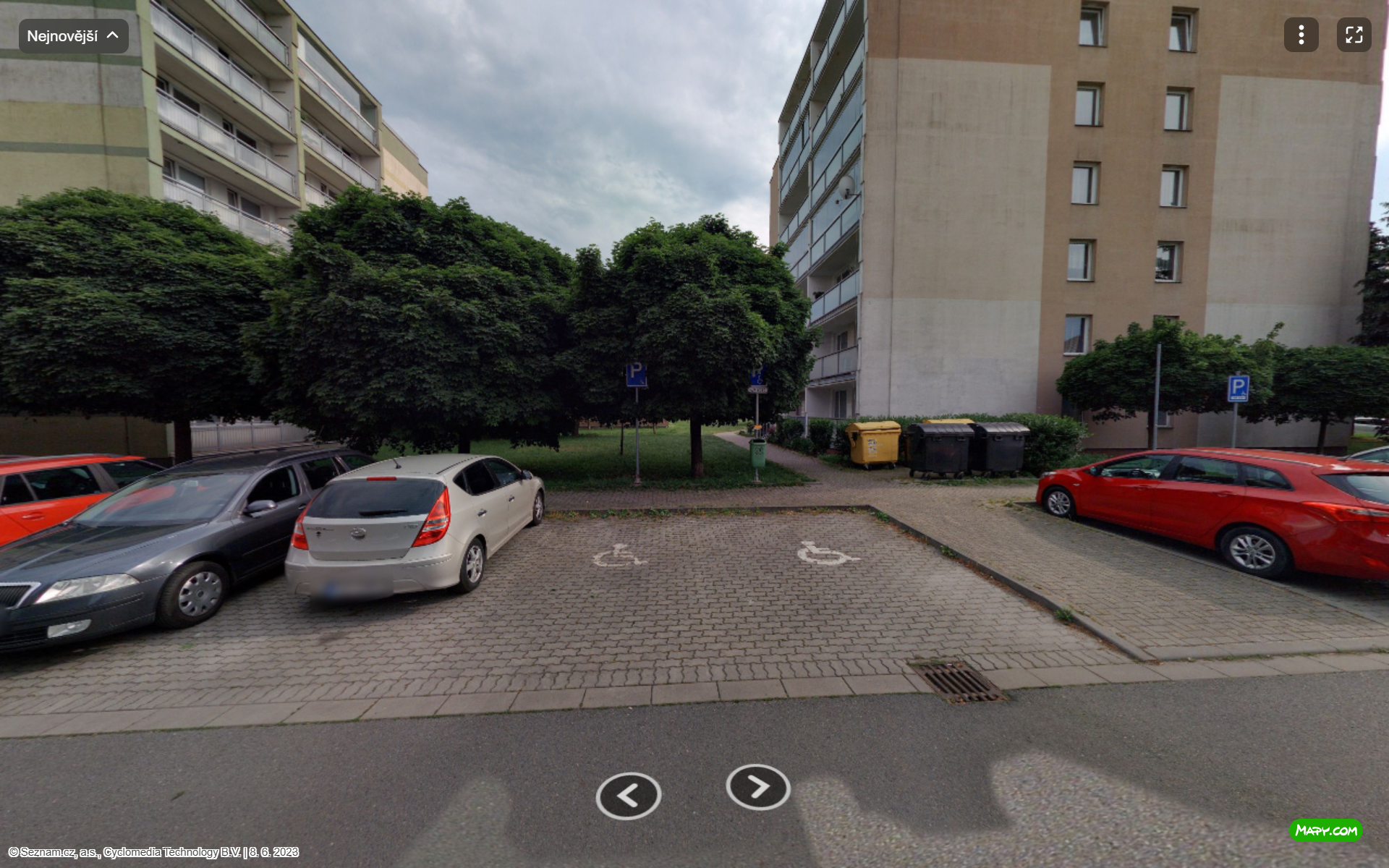 Parkoviště Rumunská ul., Čelákovice